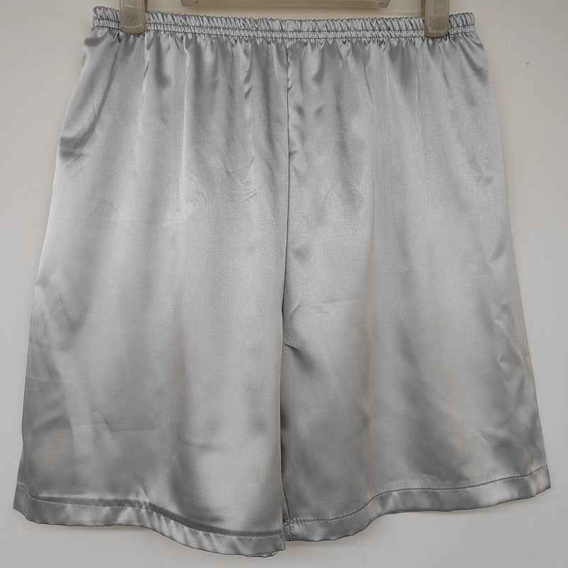 Men's Simple Home 5-point Silk Ice Silk Shorts