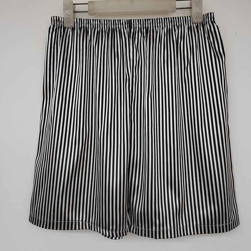 Men's Simple Home 5-point Silk Ice Silk Shorts