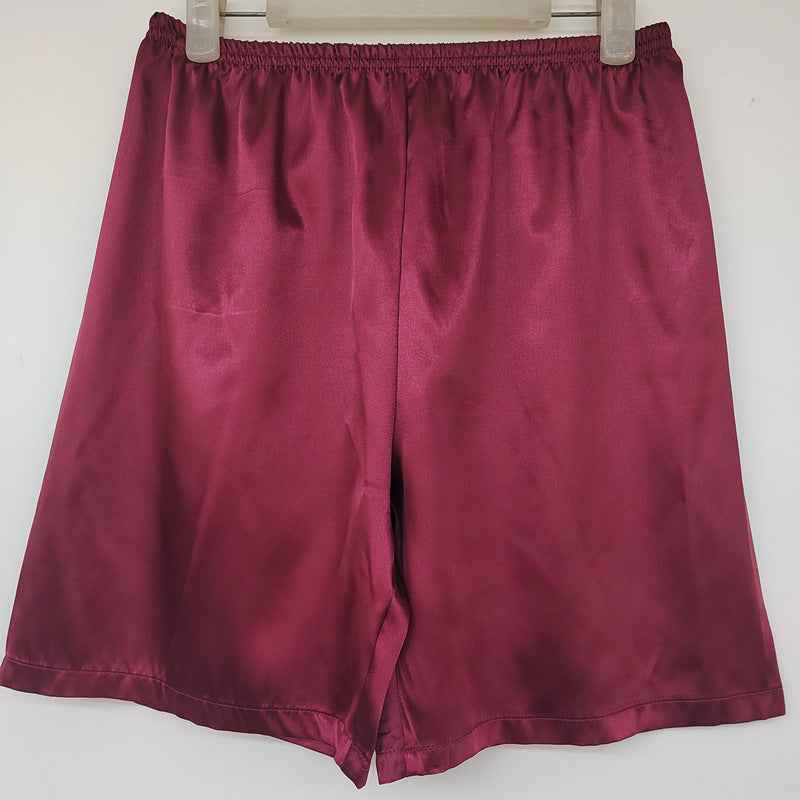 Men's Simple Home 5-point Silk Ice Silk Shorts