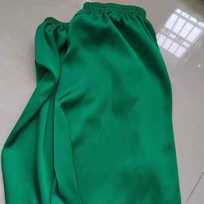 Men's Simple Home 5-point Silk Ice Silk Shorts