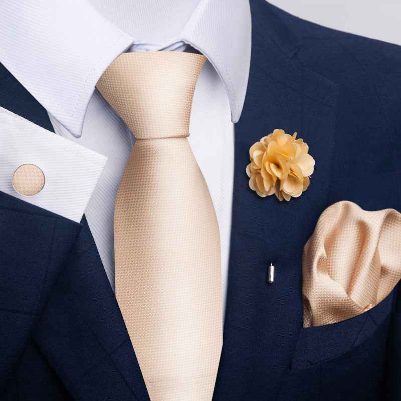 Men's Tie Suit Pocket Square Combo 8