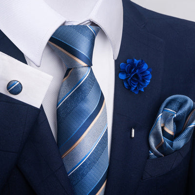 Men's Tie Suit Pocket Square Combo 8 SHOPPORA