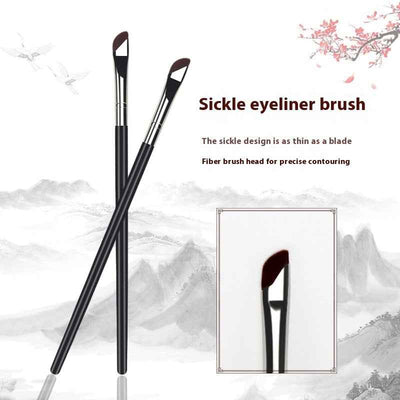 Single Flat Head Oblique Angle Eye Beauty Brush