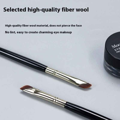 Single Flat Head Oblique Angle Eye Beauty Brush