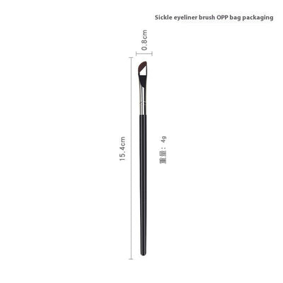 Single Flat Head Oblique Angle Eye Beauty Brush SHOPPORA