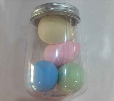 Canned Powder Puff Beauty Egg Box Makeup Sponge  Set