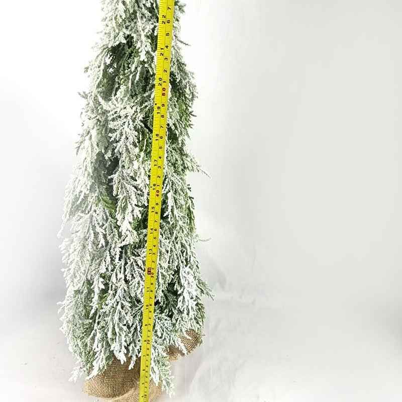 Festival Decoration Supplies With Lights PE Simulation Christmas Snow Sprayer Tree