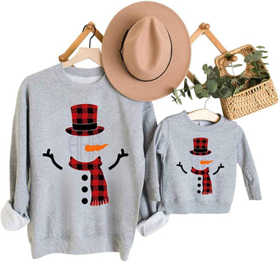 Parent-child Christmas Printed Sweater