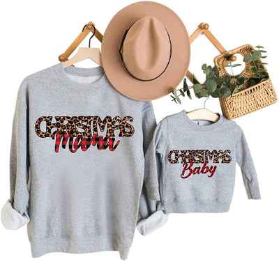 Parent-child Christmas Printed Sweater
