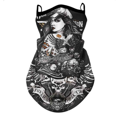 Full Face And Neck Protection Integrated Sun Mask