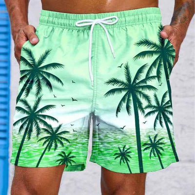 Fashion Loose Beach 3D Printed Men's Shorts