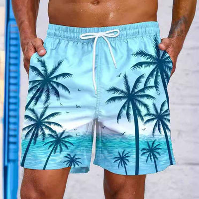 Fashion Loose Beach 3D Printed Men's Shorts