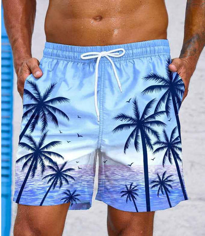 Fashion Loose Beach 3D Printed Men's Shorts