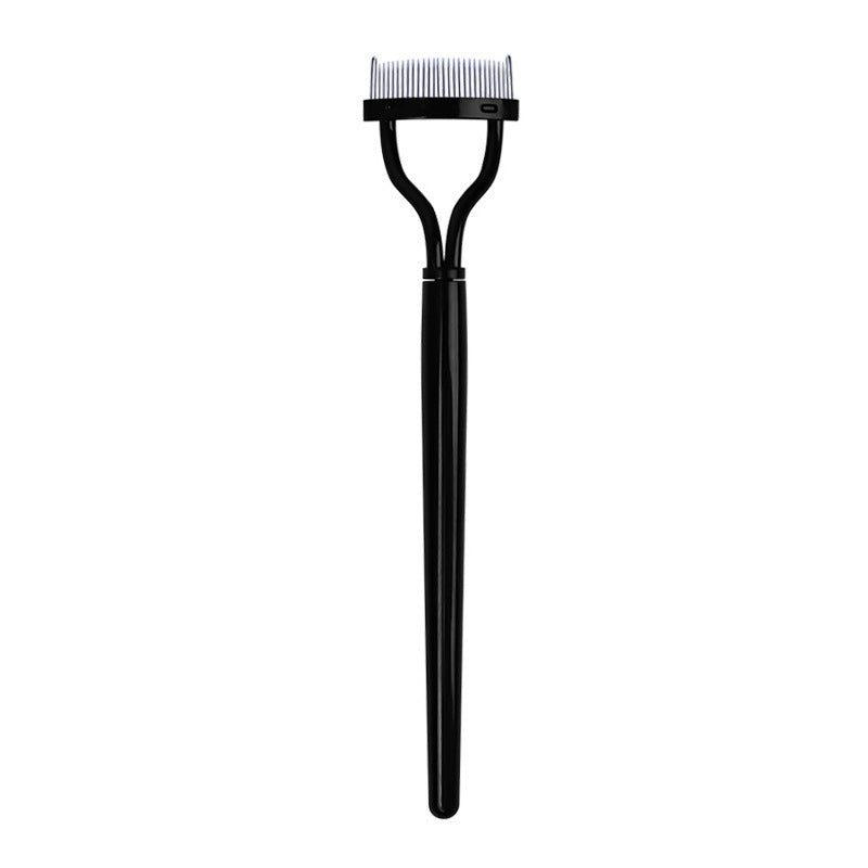 Semi-arc Steel Tooth Brow Groomer Double Head Concealer Brush SHOPPORA
