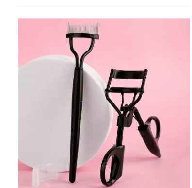 Semi-arc Steel Tooth Brow Groomer Double Head Concealer Brush