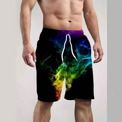 Digital Printed Casual Men's Shorts