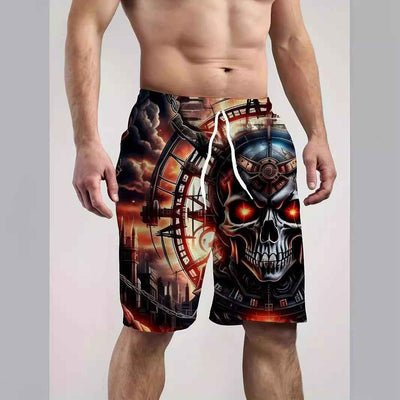 Digital Printed Casual Men's Shorts