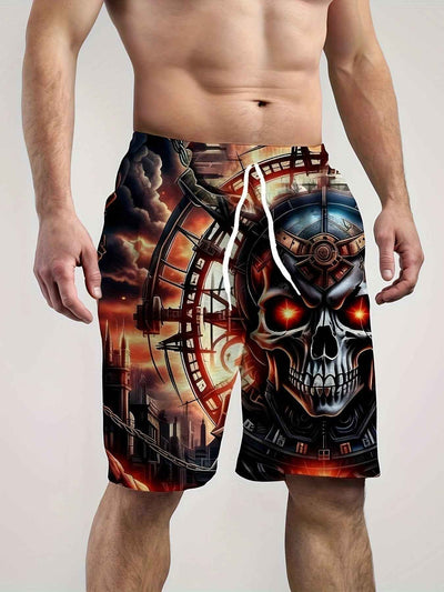 Digital Printed Casual Men's Shorts