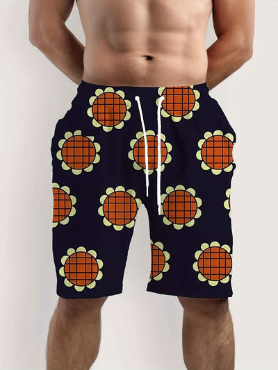 Digital Printed Casual Men's Shorts