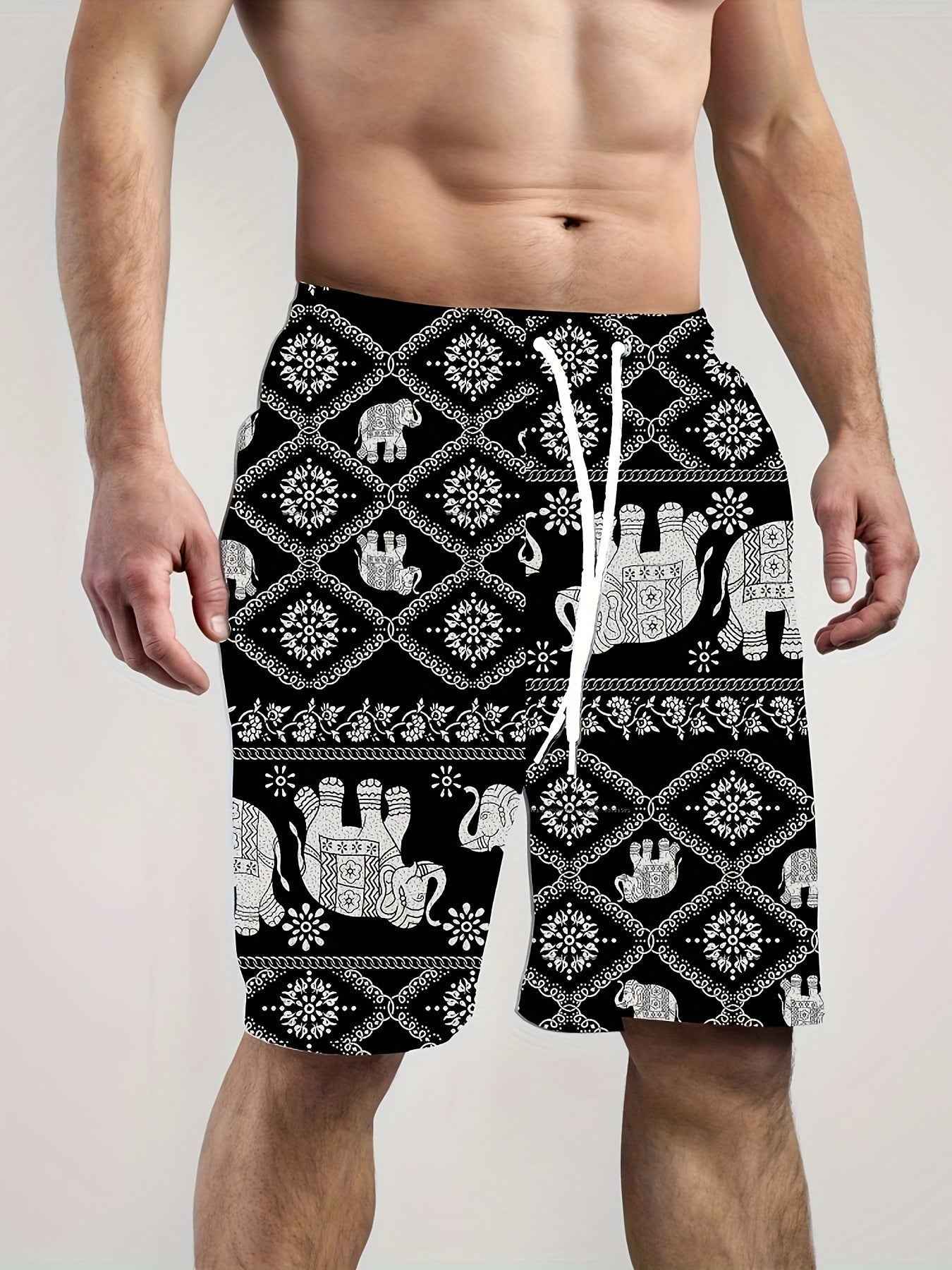 Digital Printed Casual Men's Shorts