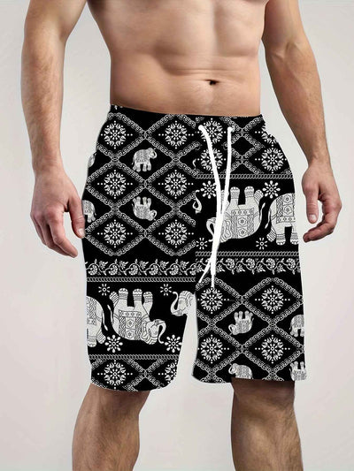 Digital Printed Casual Men's Shorts