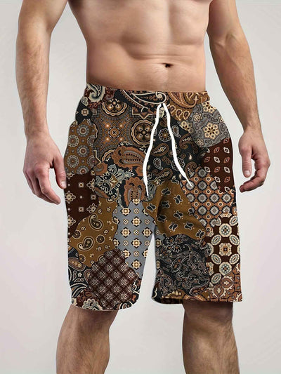 Digital Printed Casual Men's Shorts