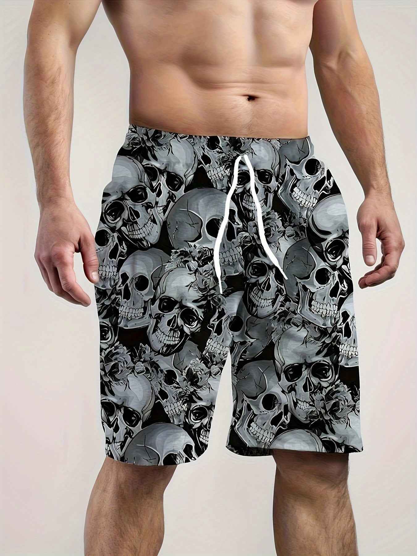 Digital Printed Casual Men's Shorts