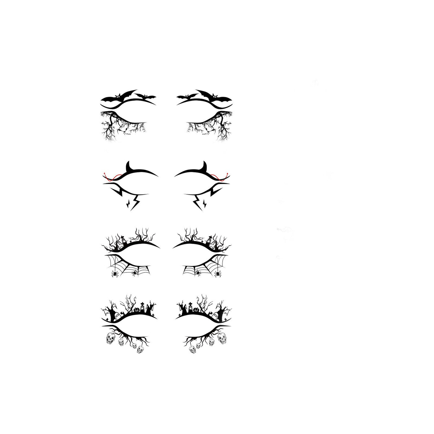 Halloween Eyeliner Stickers Party Makeup Tools SHOPPORA