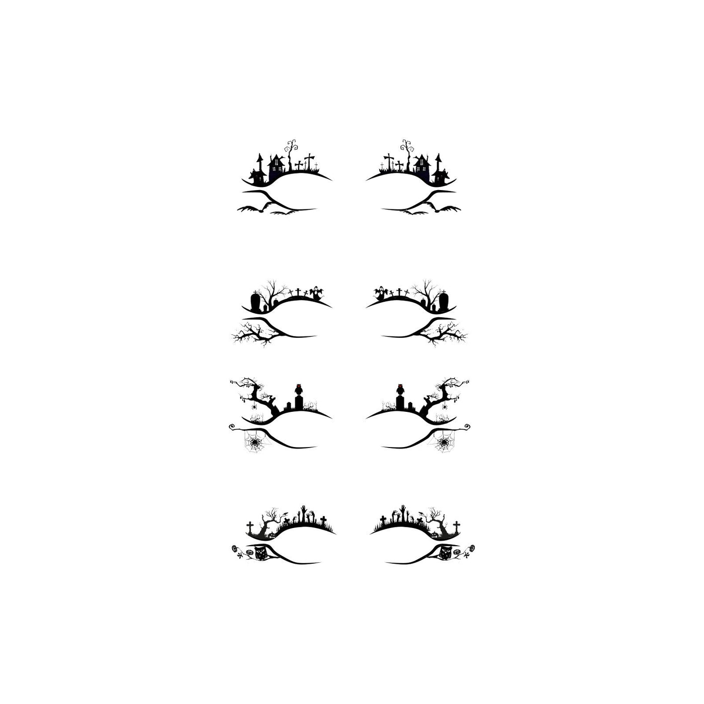 Halloween Eyeliner Stickers Party Makeup Tools SHOPPORA
