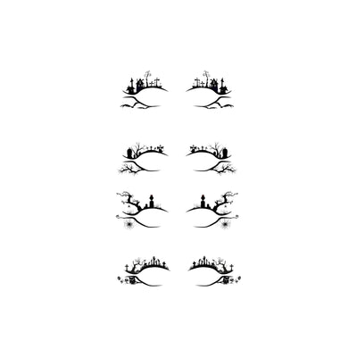 Halloween Eyeliner Stickers Party Makeup Tools SHOPPORA