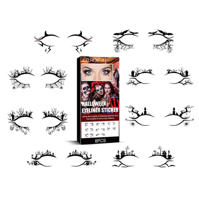 Halloween Eyeliner Stickers Party Makeup Tools