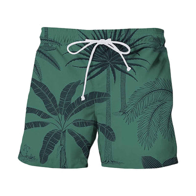 Summer Japanese Banana Leaf Beach 3D Digital Printing Beach Pants Men's Casual Shorts