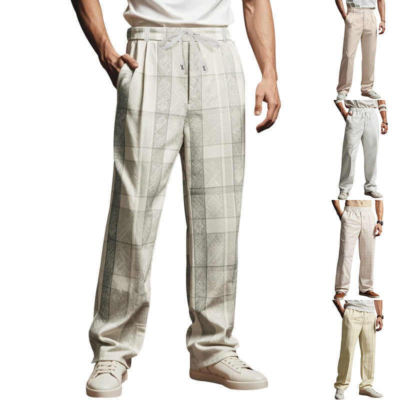 Casual Loose Digital Printing Business Simplicity Sports Pants SHOPPORA