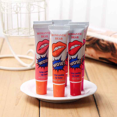 Amazing 6 Colors Peel Off Liquid Lipstick Waterproof Long Lasting Lip Gloss Mask Moisturizer Makeup Tear Pull Lip Lint Cosmetic