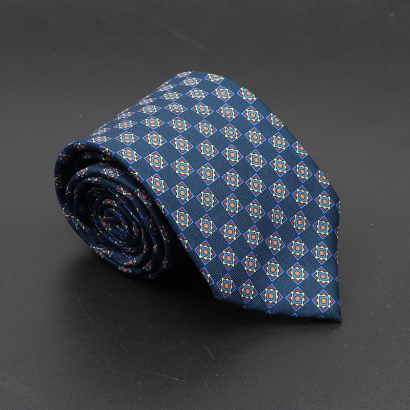 Super Soft Bohemian Silk Ties Men's Fashion 75mm Necktie SHOPPORA