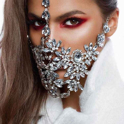 Rhinestone mask