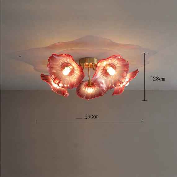 Simple Living Room Creative Flower Lamps