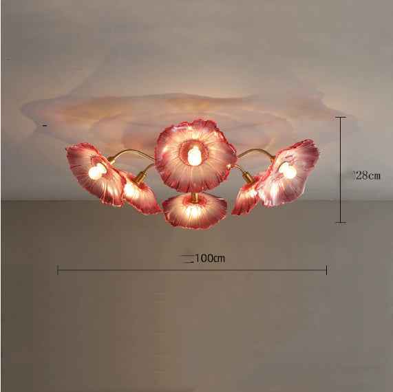 Simple Living Room Creative Flower Lamps