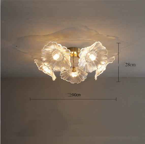 Simple Living Room Creative Flower Lamps