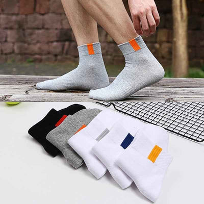 Sports Mid-calf Basketball Deodorant Men's Socks