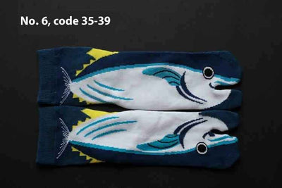 Men's And Women's Cotton Two-finger Socks