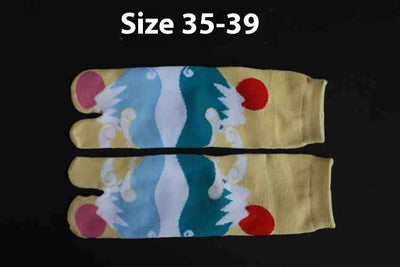 Men's And Women's Cotton Two-finger Socks