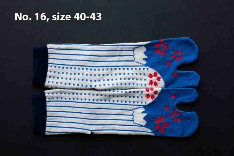 Men's And Women's Cotton Two-finger Socks