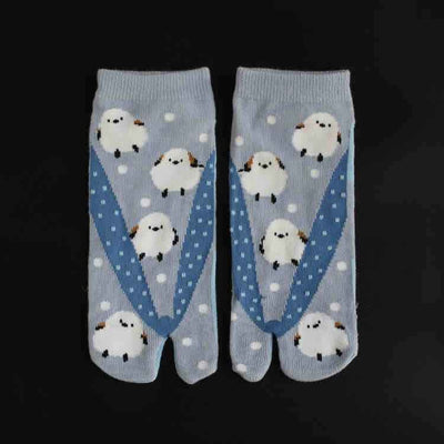 Men's And Women's Cotton Two-finger Socks