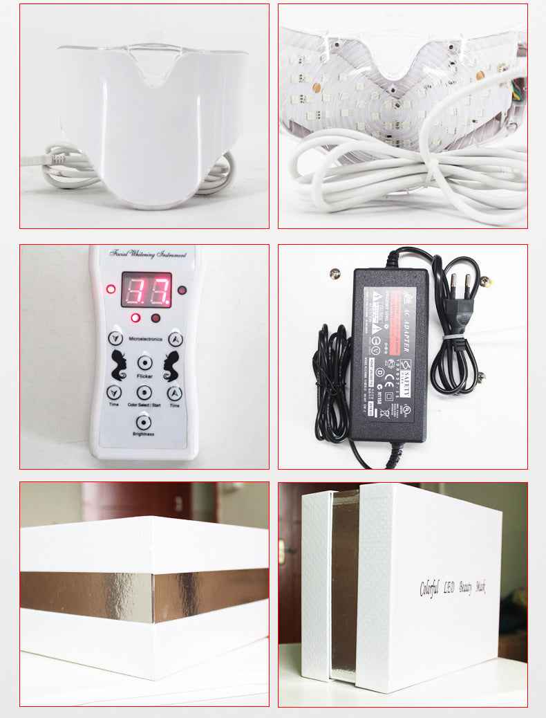 Led Color Light Mask Beauty Instrument 7 Colors