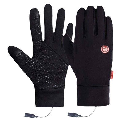 Charging Cycling Touch Screen Windproof Warm Usb Heating Gloves