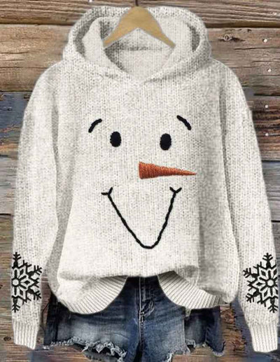 Autumn And Winter Ladies Funny Print Christmas Holiday Casual Sweatshirt