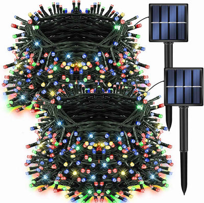 LED Christmas Atmosphere Outdoor Waterproof Solar-powered String Lights