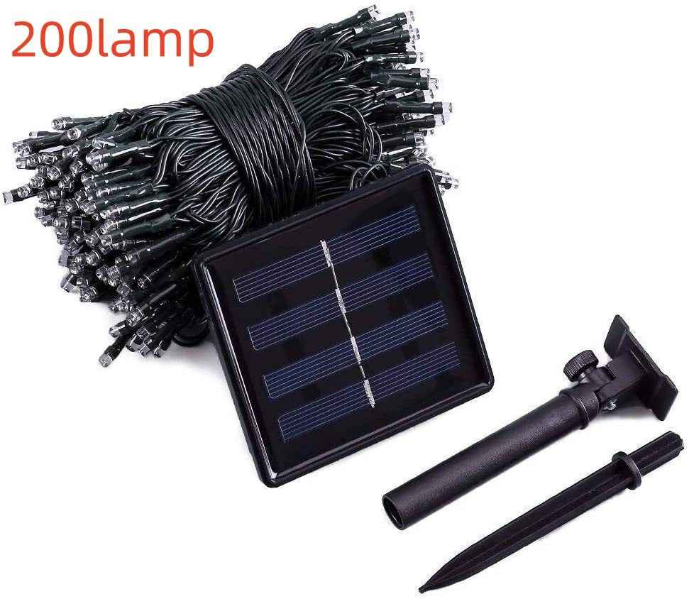 LED Christmas Atmosphere Outdoor Waterproof Solar-powered String Lights