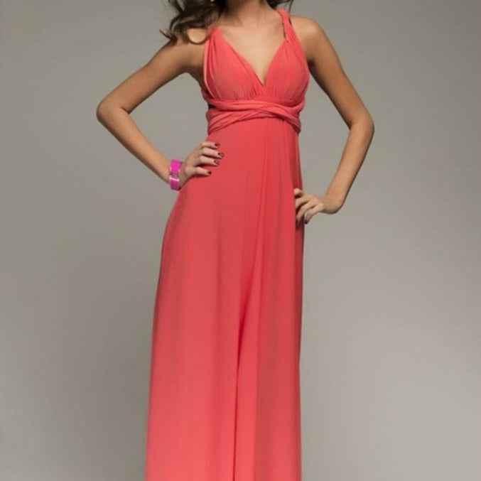Cross Backless Tied Dress Long Dress